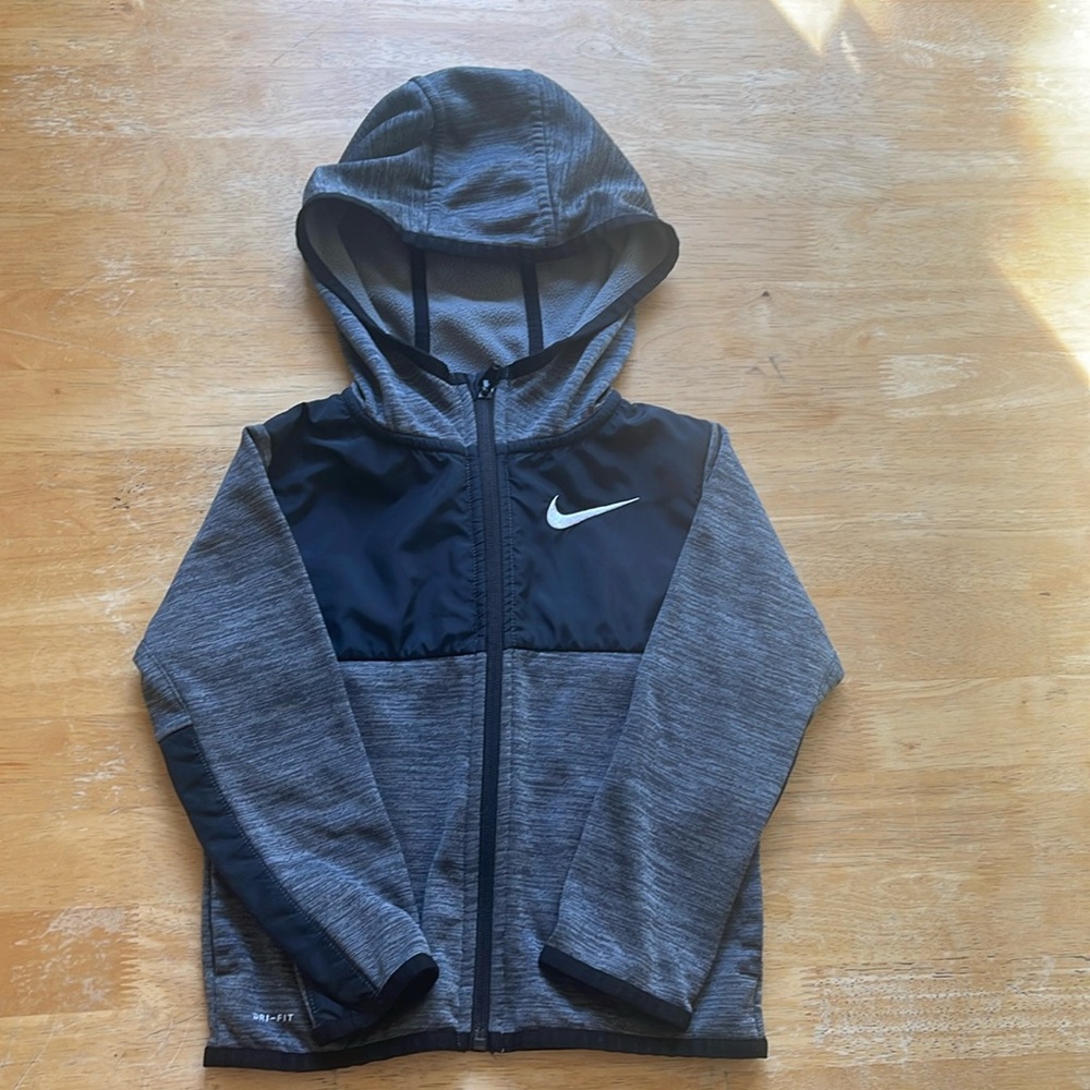 Nike Kids Dri-Fit Woven Training Embroidered Logo Hoodie Jacket Size 3, 2-3 Yr